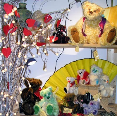 Photo of bear display at the studio